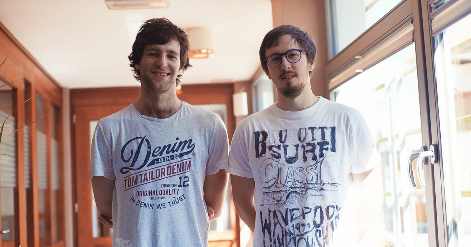 Robert Gomboc (levo) in Boštjan Fabčič (desno)