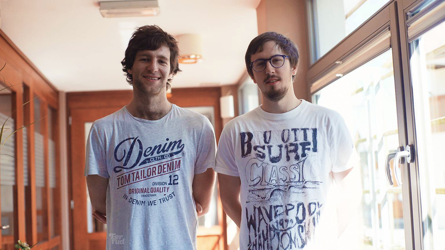 Robert Gomboc (levo) in Boštjan Fabčič (desno)