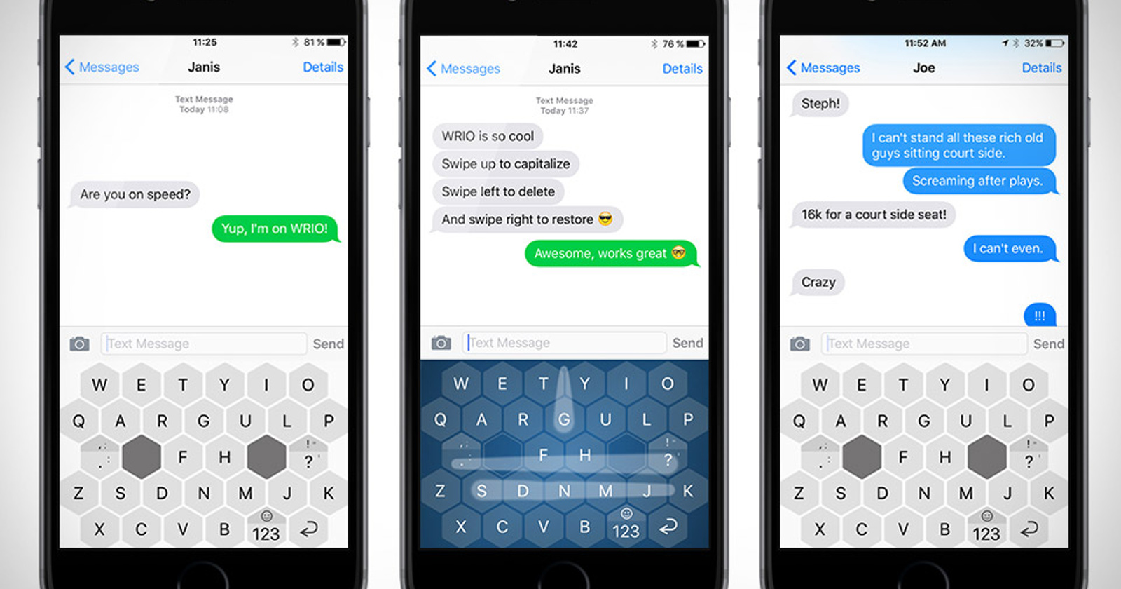 Šesterokotna tipkovnica