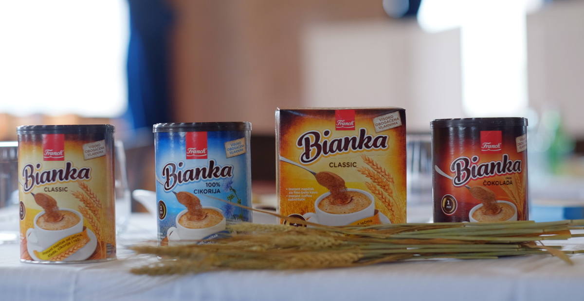 Predstavitev novih instant napitkov iz žit Bianka