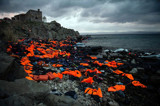 Sandra Hoyn, Life Jackets on the Greek Island of Lesbos, 2016 / Lesbos