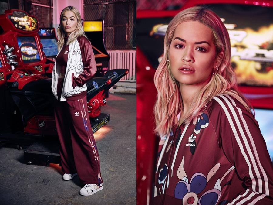 Rita Ora in Adidas