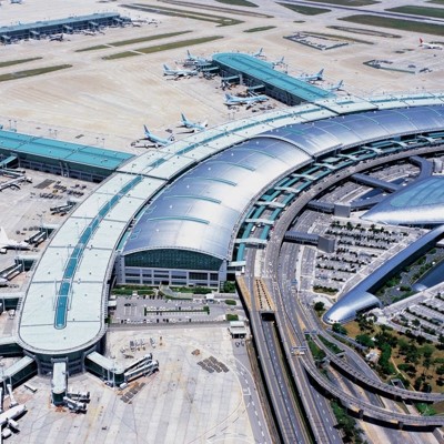 Letališče Incheon v Južni Koreji.