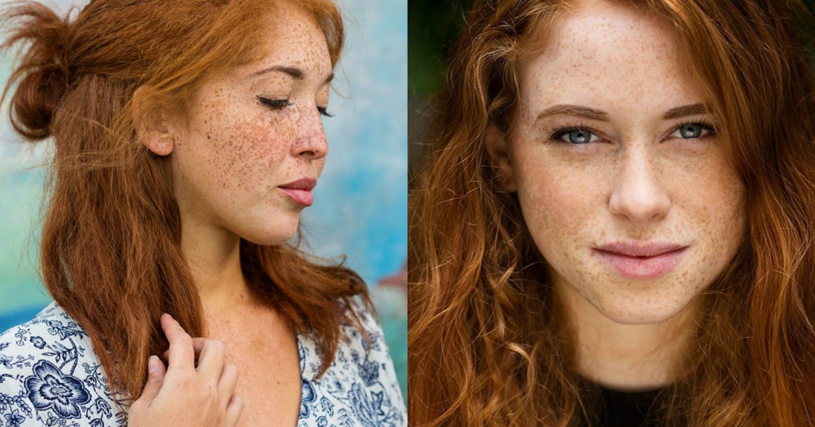 Čudoviti portreti rdečelask s celega sveta