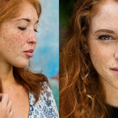 Čudoviti portreti rdečelask s celega sveta