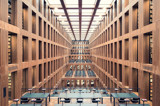 Centralna knižnica Grimm v Berlinu. Sedanja podobo je dobila leta 2009. 
