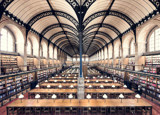 Knjižnica Sainte-Geneviève v Parizu, odprta od leta 1850.