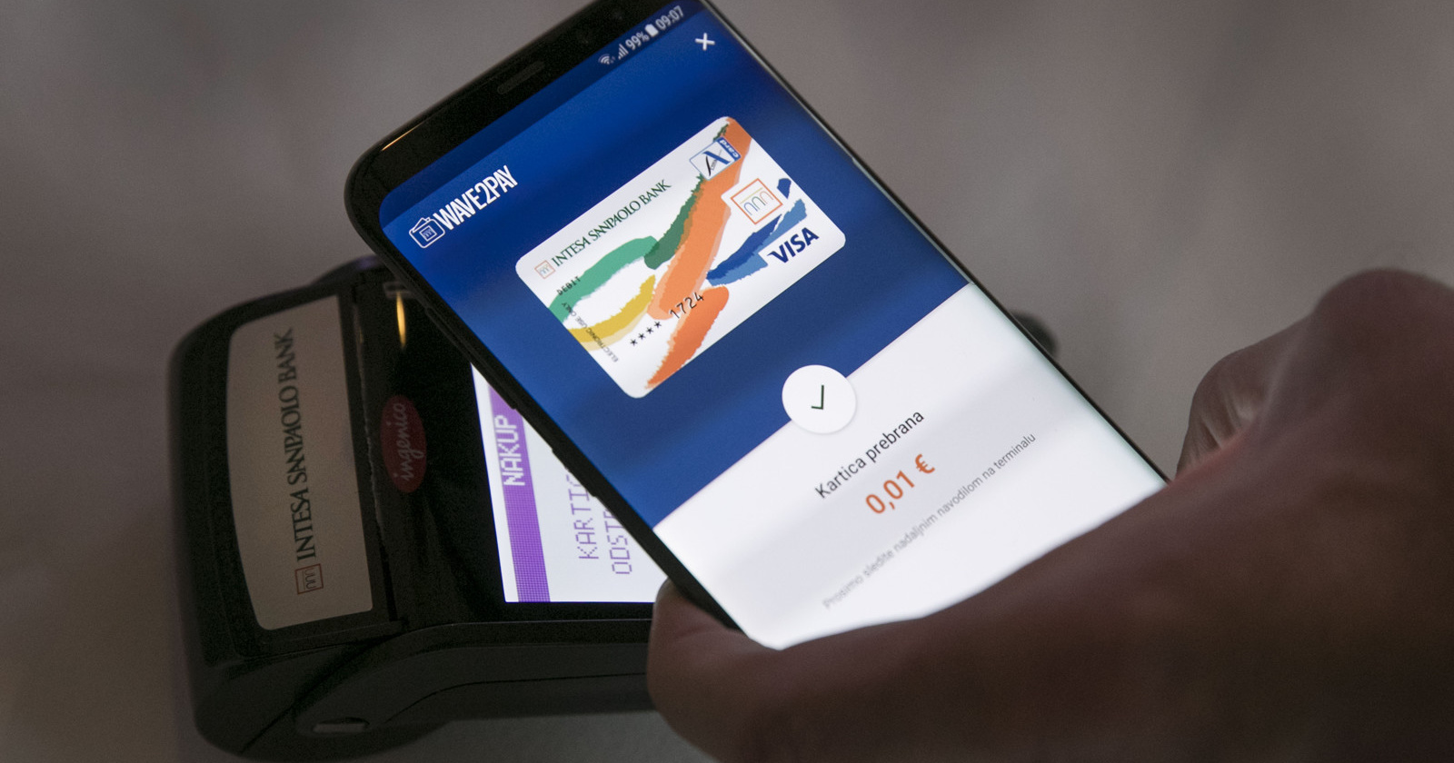 Wave2Pay - mobilno plačevanje tudi za imetnike kartice Visa