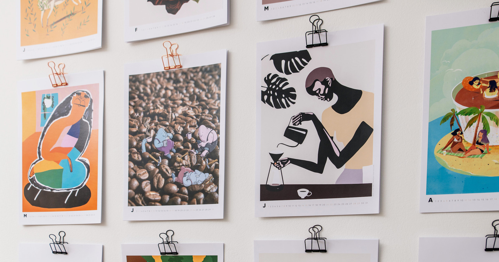 Coffee Art Calendar 2018