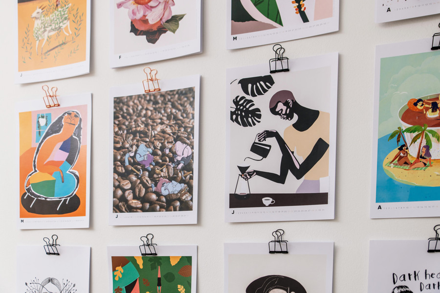 Coffee Art Calendar 2018