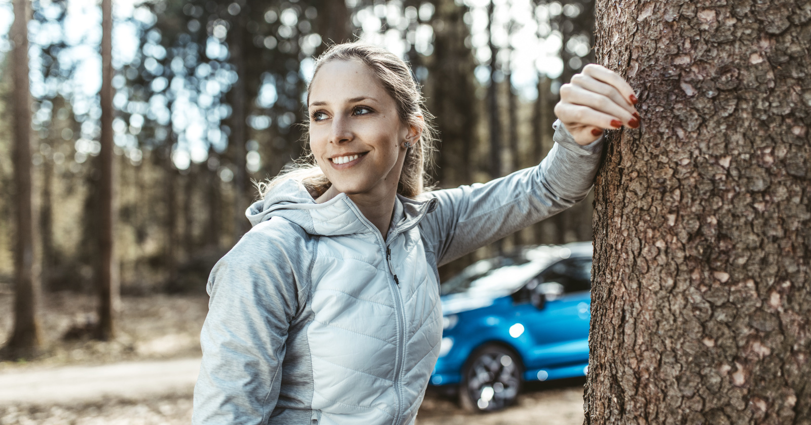 Smučarka Ana Bucik z novim Fordovim ecosportom