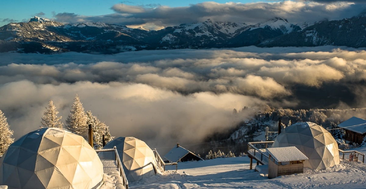 Whitepod Hotel. Foto: whitepod.com