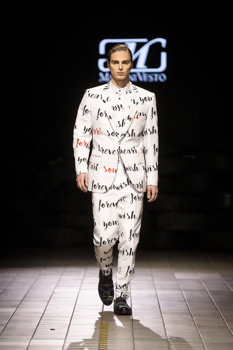 Boško Jakovljević, z modno znamko Martini Vesto.