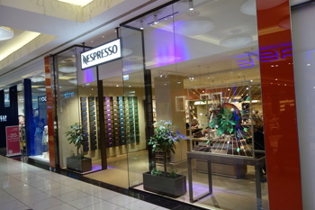 Trgovina Nespresso Slovenija v Cityparku v Ljubljani, Foto: Citylife.