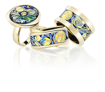 The Starry Night kolekcija nakita FREYWILLE, posvečena Vincentu van Goghu.
Cena po povpraševanju.
Mestni trg 8, Ljubljana, freywille.com