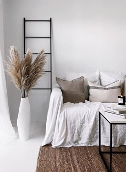 Pampaška trava je trenutno eden bolj modnih dodatkov za dom. Foto: Pinterest