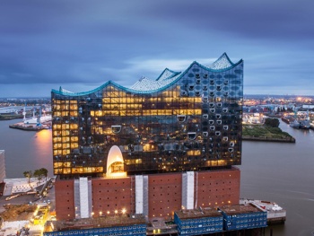 Foto: Hambur.de. The Elbphilharmonie - Hamburg, Nemčija.