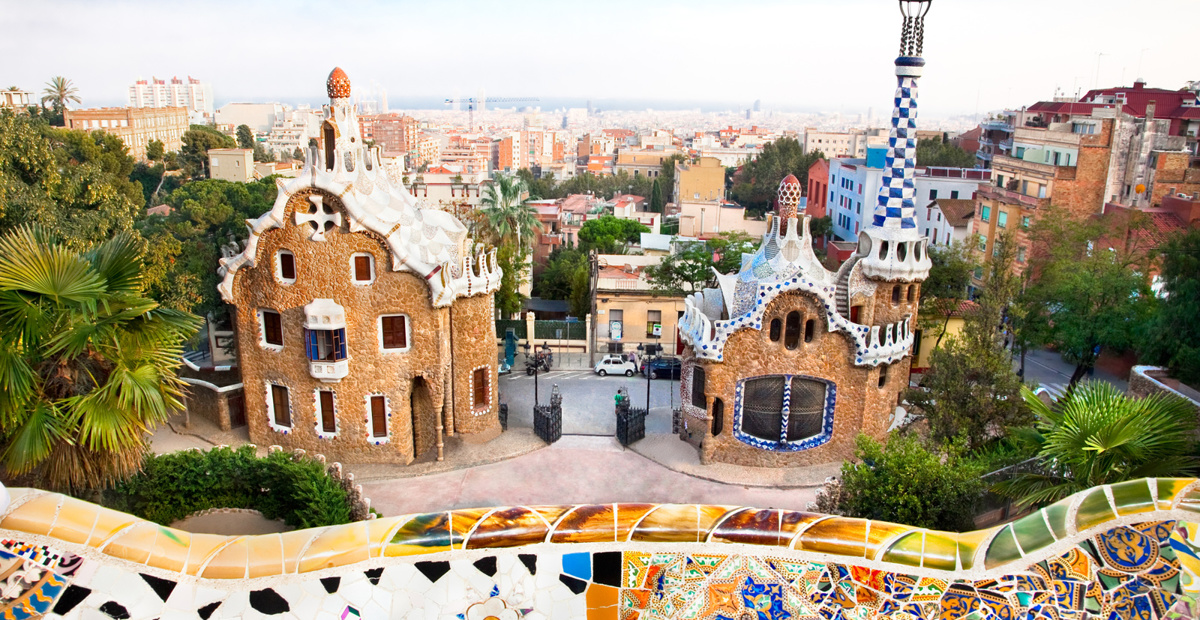 Parc Guell v Barceloni. Foto: Depositphotos