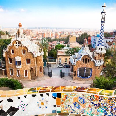 Parc Guell v Barceloni. Foto: Depositphotos