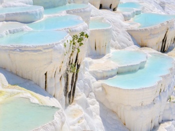 Foto: Pinterest. Pamukkale Hot Springs, Turčija