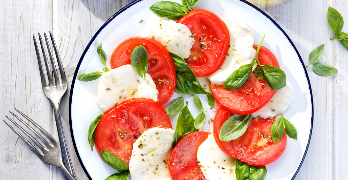 Solata Caprese. Foto: Depositphotos