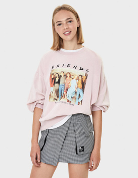 Pulover s kapuco Bershka.