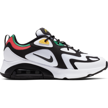 Športni copati Nike Air Max 200 so . navdihnjeni z vzorci energije, ki žarijo iz Zemlje kot je tok lave in ritmičnih oceanskih valov. Z izjemnim oblazinjenjem in modernimi detajli ta čevlje izžareva cool stil, hkrati pa zagotavlja udobje in mehkobo cel dan. Cena: 124,99 evra.