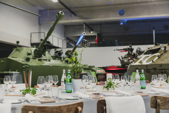 Skrivna večerja v Vojaškem parku zgodovine