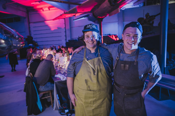 Skrivna večerja v Vojaškem parku zgodovine