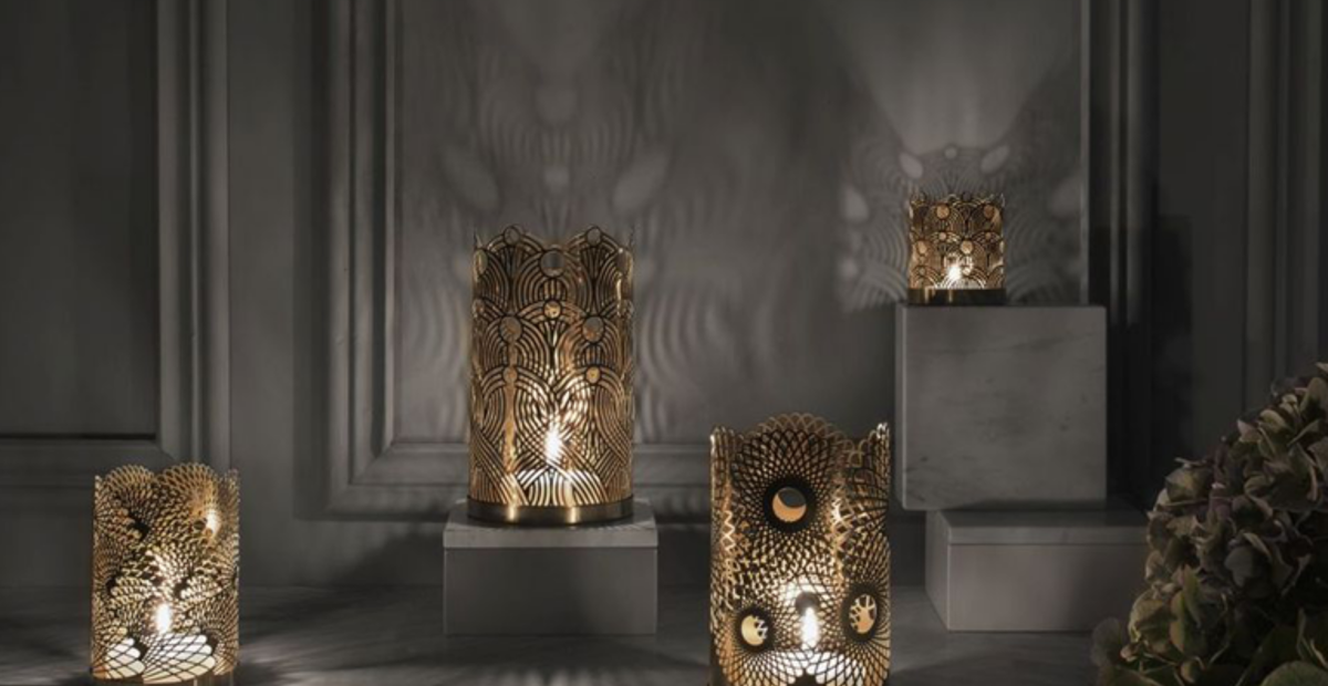 Svečniki Lunar oblikovalke Lare Bohinc.