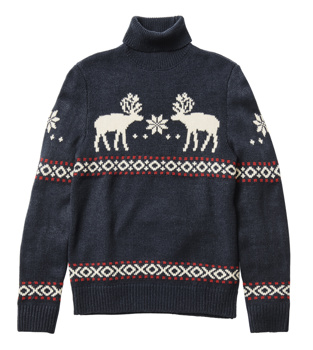 Božični pulover Pravo praznično atmosfero naj pričara pleten pulover z božično tematiko. Cena: 14,99 evra. hm.com