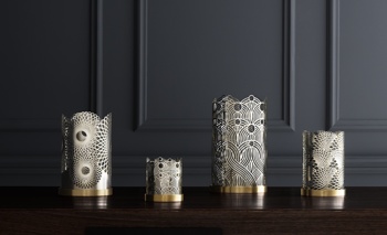 Svečniki Lare Bohinc.