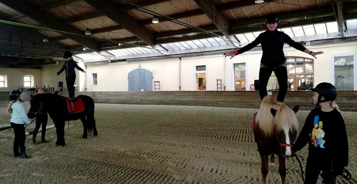 Zimski konjeniški tabor