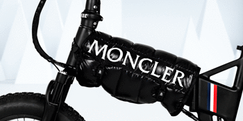 Kot modni dodatek so pri Monclerju pripravili tudi »bundo« za baterijo. 