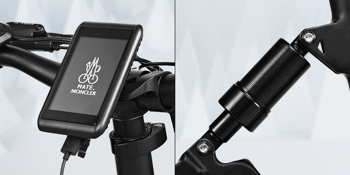 Pametni barvni zaslon z vgrajenim USB polnilcem omogoča, da spremljamo podatke o moči, hitrosti in razdalji ipd. Naprava ima opcijo oddaljenega sledenja ter sistem pri kraji 