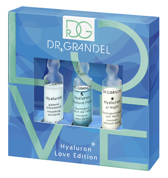 HYALURON LOVE EDITION AMPULE je vlažilni komplet ampul s polno vsebnostjo hialurona. Ampule so tisto nekaj več- takojšen vlažilen in viden učinek, ki je potreben naši koži skozi celo leto.