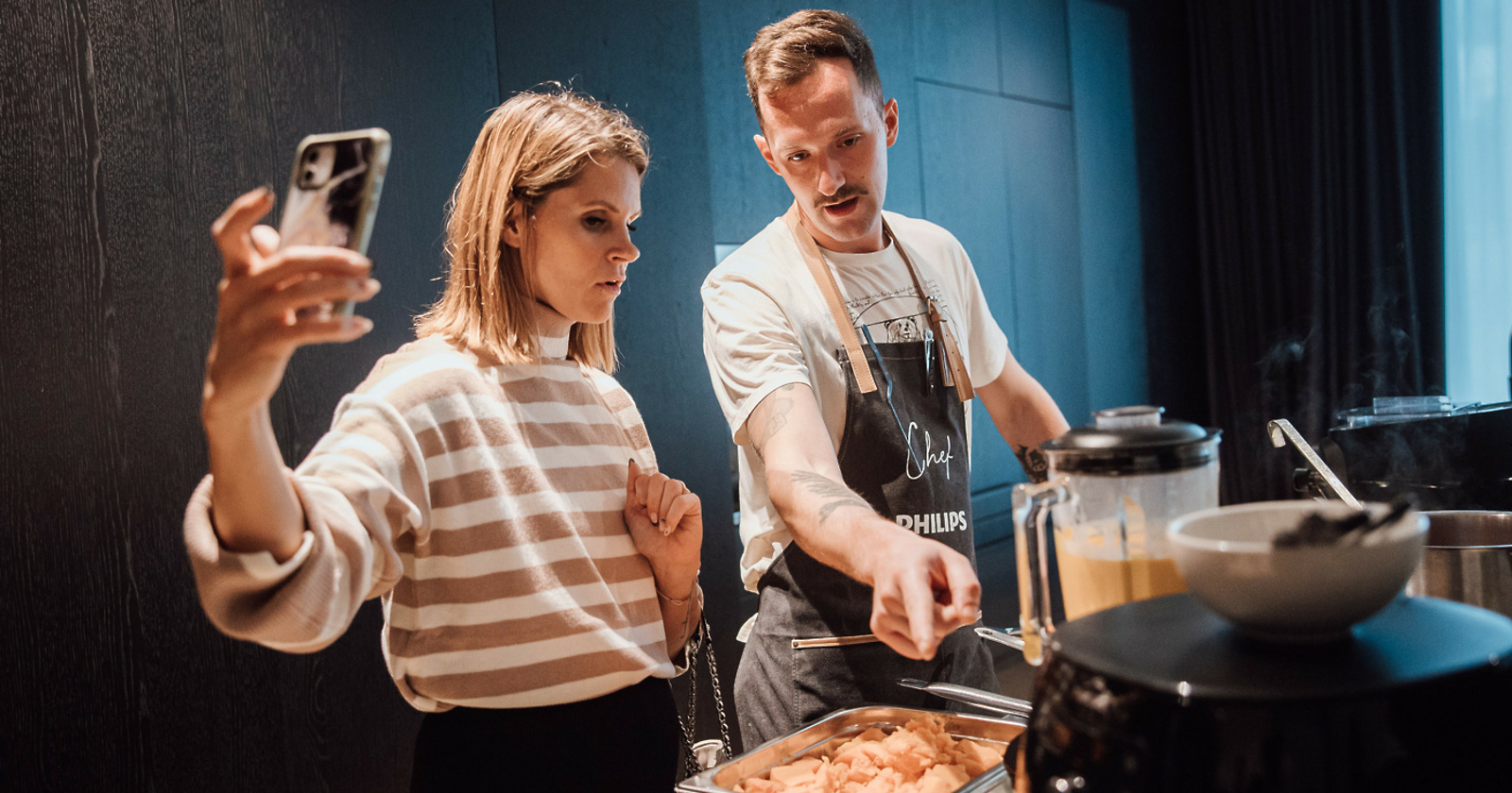 teja-jugovic-in-mojmir-šifta-preizkušata-philipsove-kuhinjske-aparate