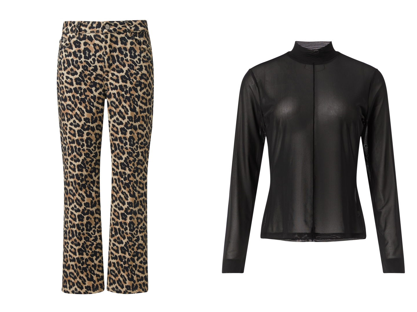 Modna jesen Comma v vzorcu leoparda