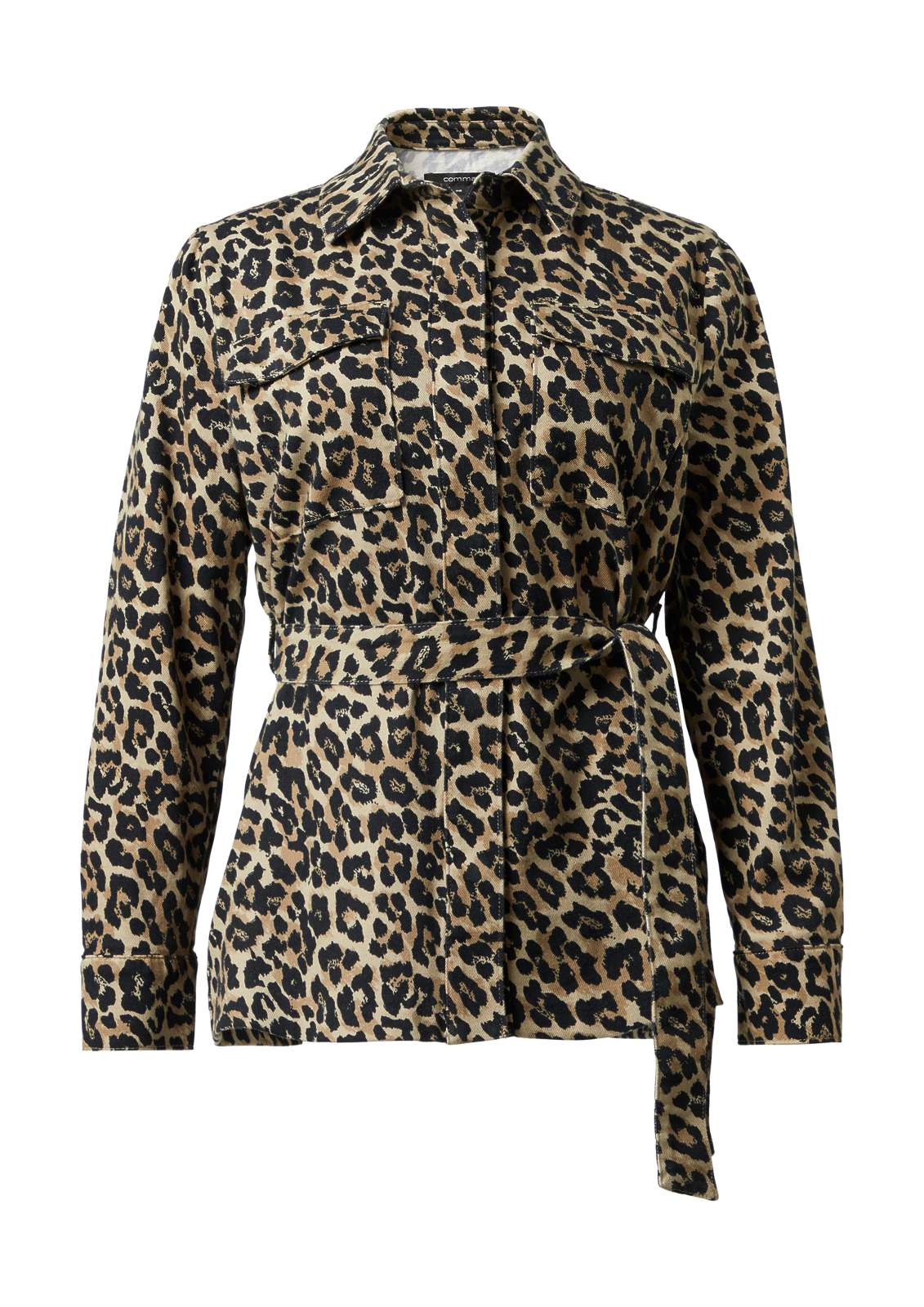 Modna jesen Comma v vzorcu leoparda